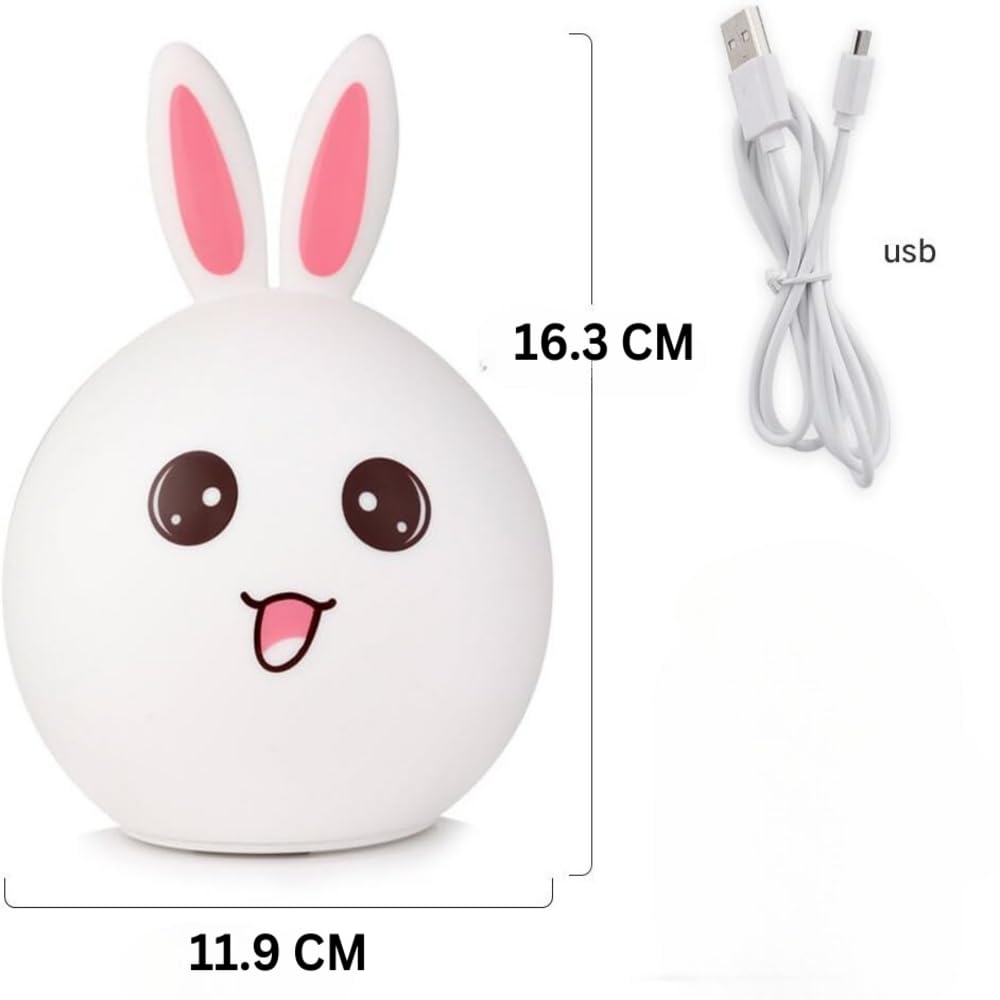 Rabbit Silicone Lamp Nursery Lamps for Room