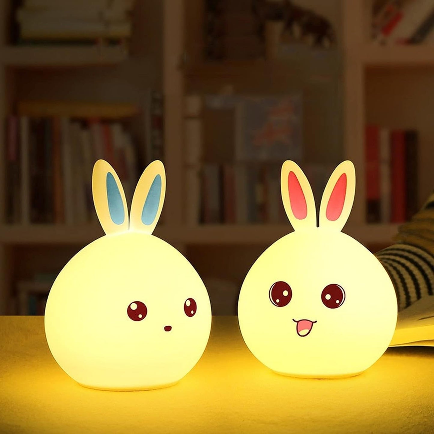 Rabbit Silicone Lamp Nursery Lamps for Room