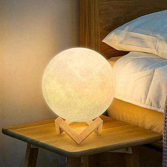 3D Moon Lamp Light 7 Colours