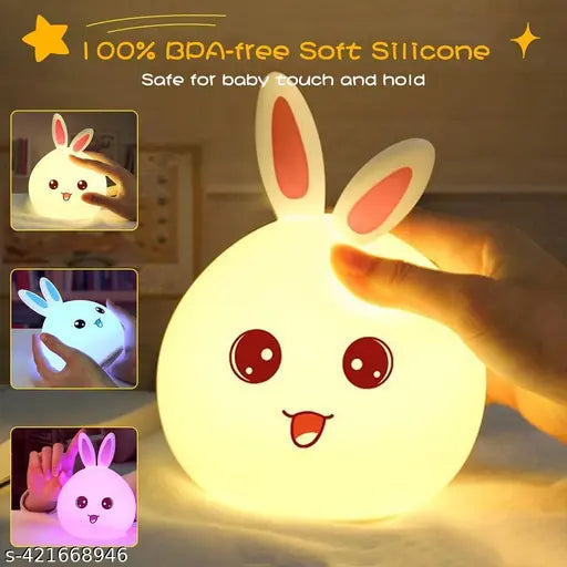 Rabbit Silicone Lamp Nursery Lamps for Room